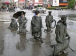 street sculpture in Warsaw